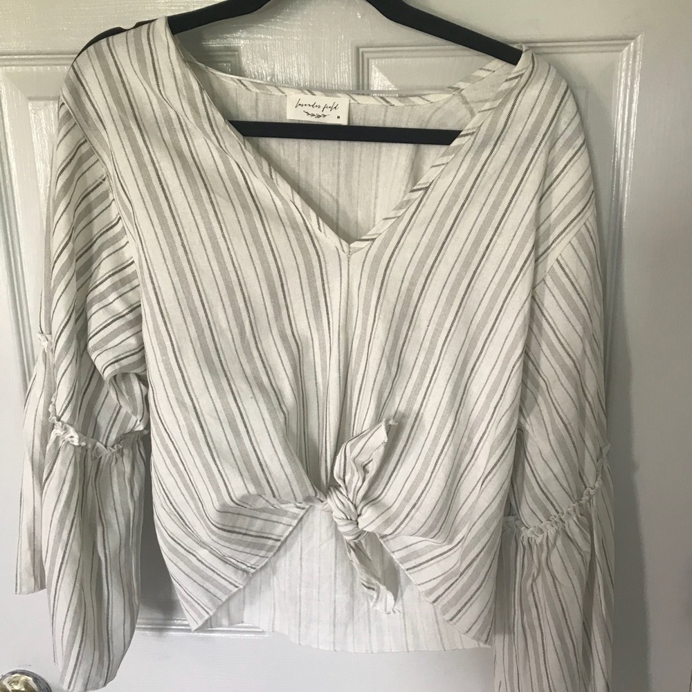 Bell Sleeve Top- Size Medium